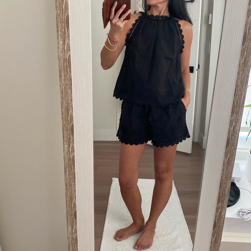 Ulla Johnson scalloped shorts set